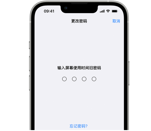 徐汇iPhone屏幕维修分享iPhone屏幕使用时间密码忘记了怎么办 