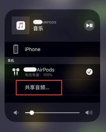 徐汇苹果14音频维修点分享iPhone14音频共享设置方法 