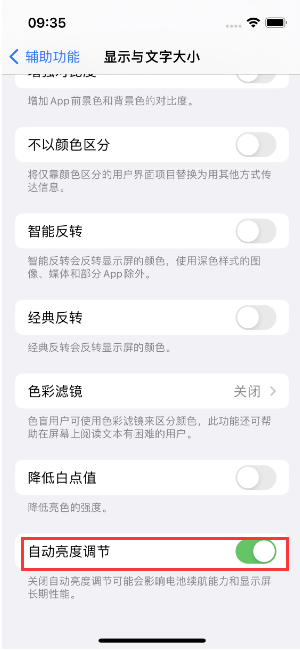 徐汇苹果15维修店分享iPhone 15 Pro系列屏幕亮度 