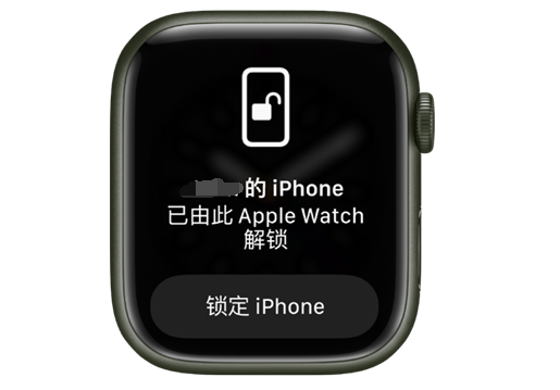 徐汇苹果手机维修分享用 AppleWatch 解锁配备面容 ID 的 iPhone方法 