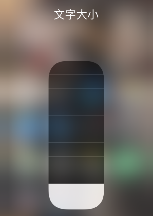 徐汇苹果手机维修分享小技巧：在 iPhone 控制中心快速调节字体大小 
